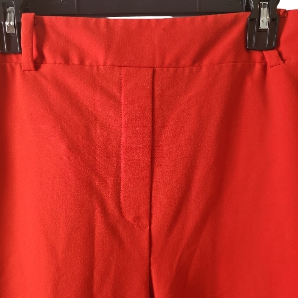 Lane Bryant Perfect Drape Pull-On Straight Pant fire red sz 22 WP259 - Picture 6 of 7